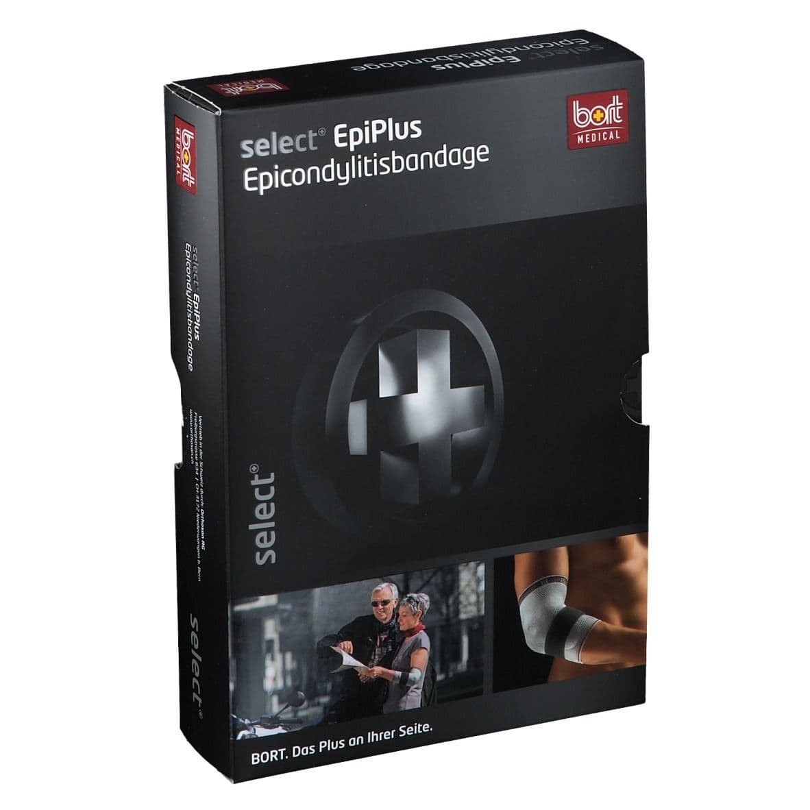 Bort Select EpiPlus Ellenbogenbandage M silber 1 St Bandage(s)