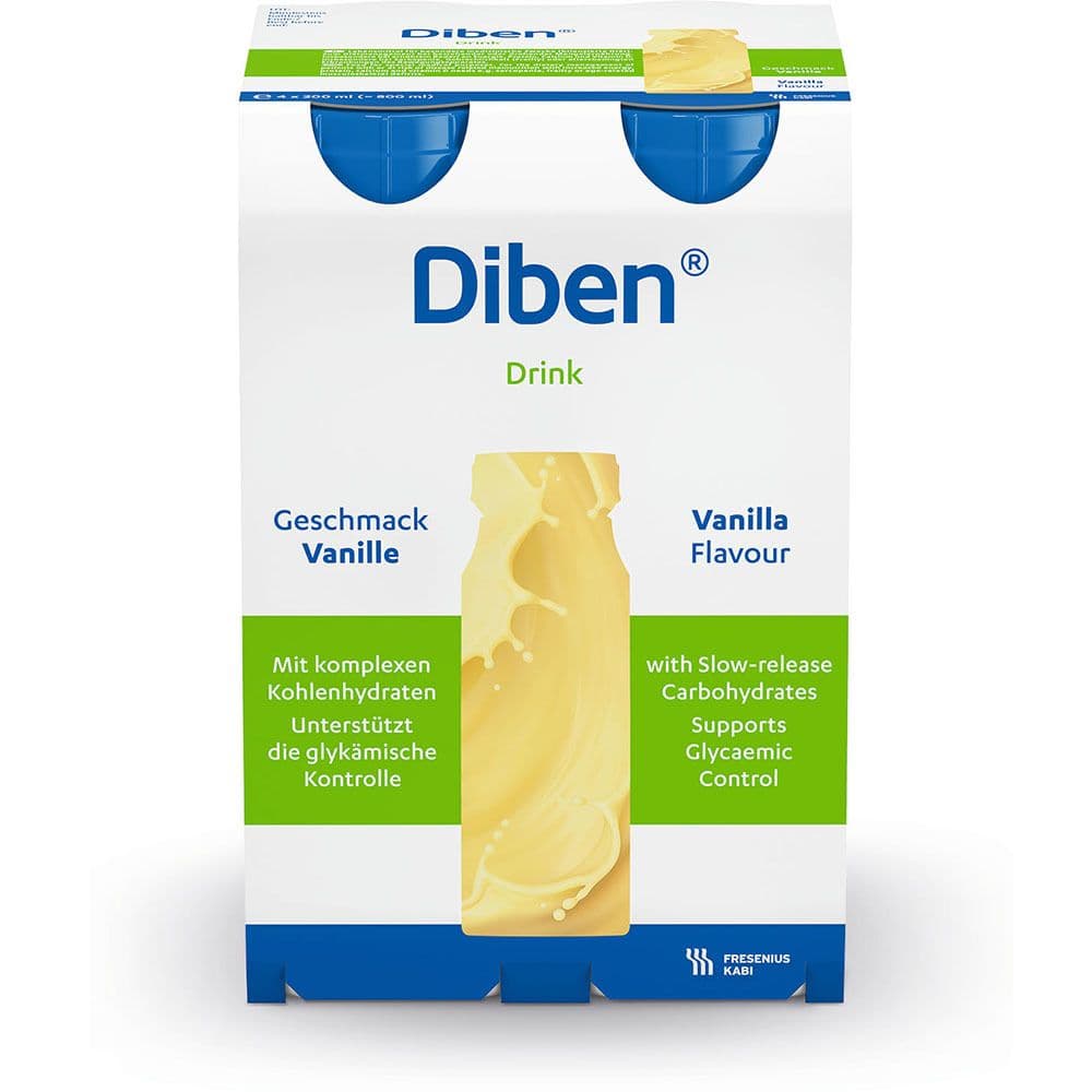 Diben Drink Vanille 1.5 kcal/ml Trinkflasche 4x200 ml Flüssigkeit