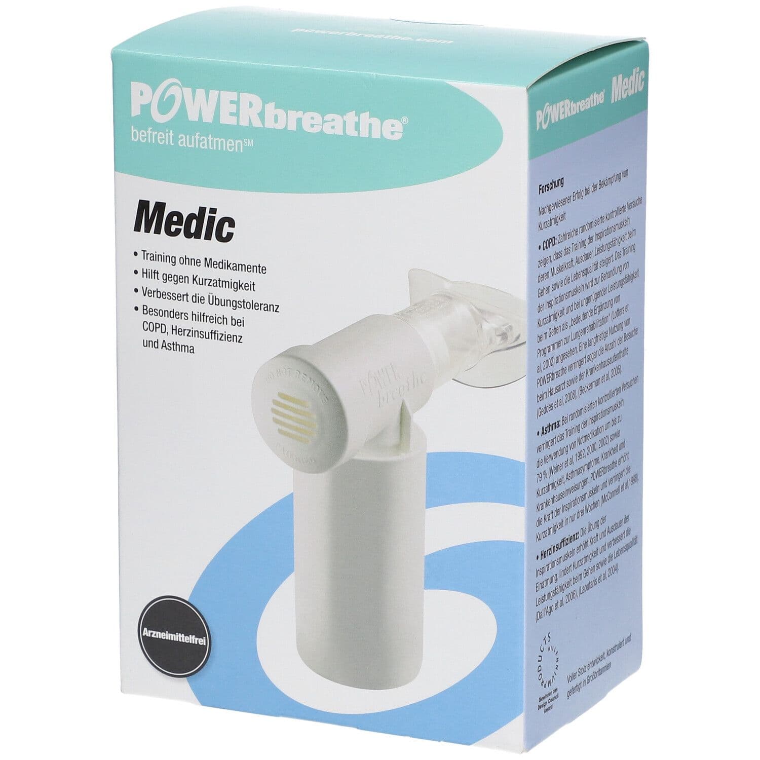 Powerbreathe Medic Atemtrainer 1 St Gerät