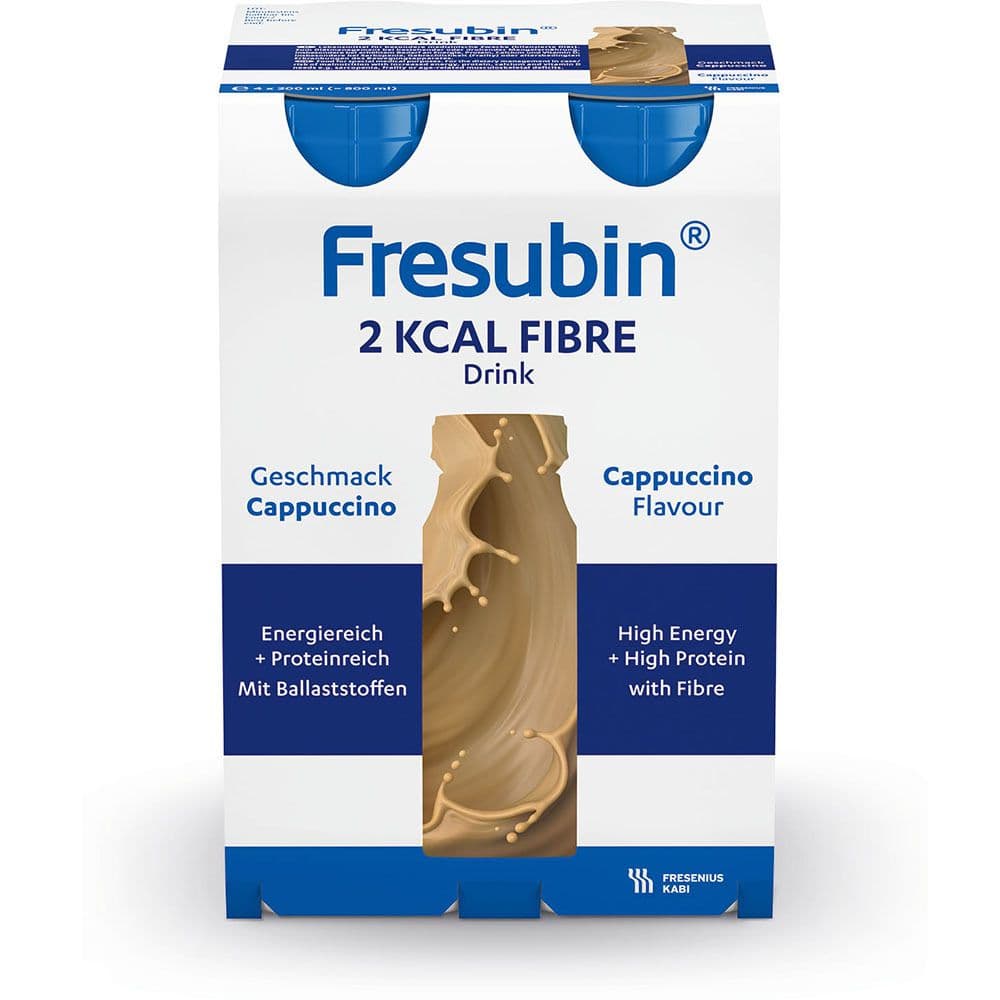 Fresubin 2 kcal Fibre Drink Cappuccino Trinkfl. 4x200 ml Lösung