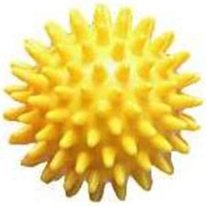 Massageball Igel 8 cm gelb 1 St Ball new