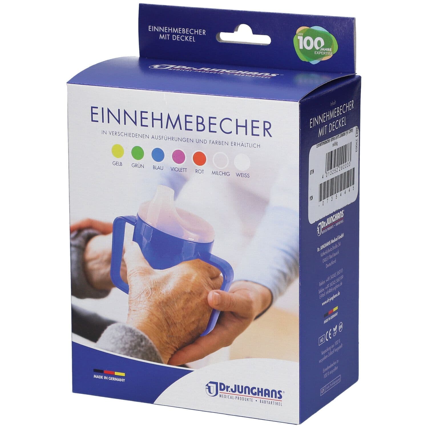 Einnehmebecher Kunststoff m.2 Trinkdeckel 1 St Becher