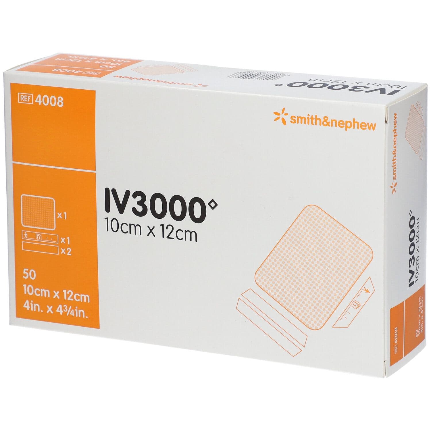 Opsite IV 3000 10x12 cm transp.Kanülenfixier. 50 St Verband