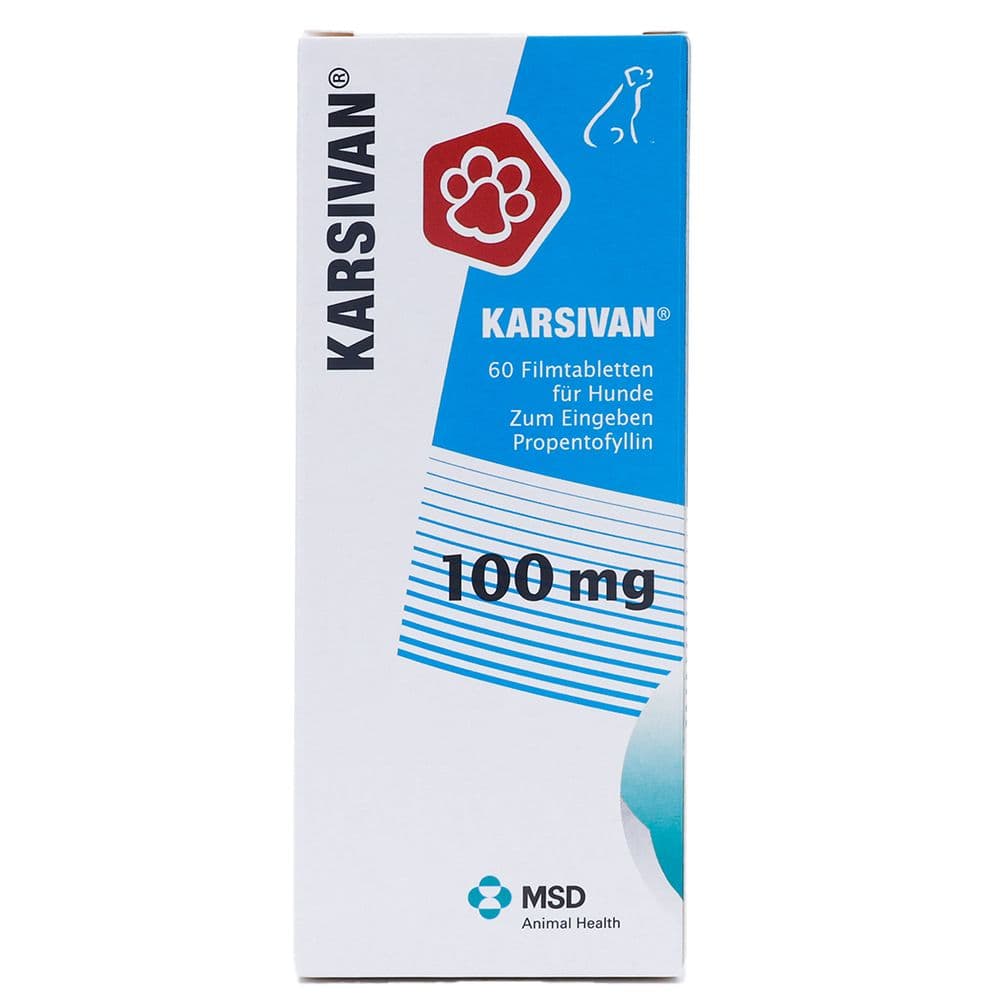 Karsivan 100 Filmtabletten f.Hunde 60 St