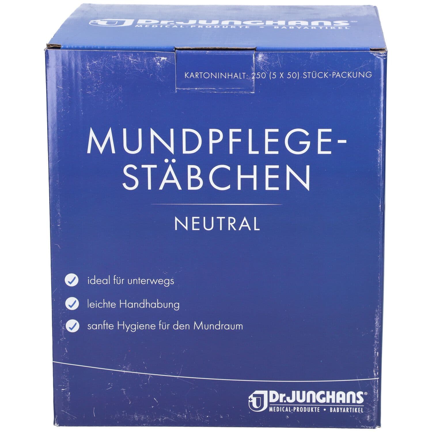 Mundpflegestäbchen Schaumstoff neutral 250 St Stäbchen