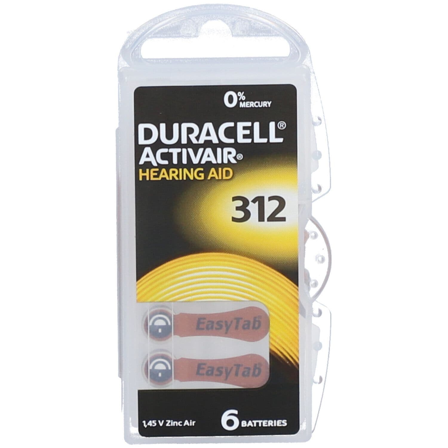 Batterien f.Hörgeräte Duracell 312 6 St