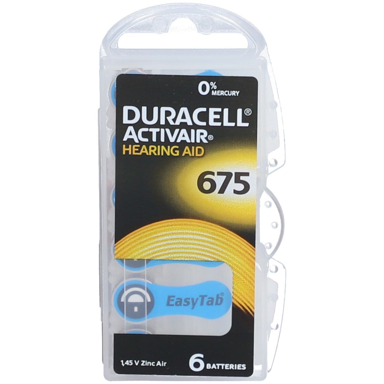Batterien f.Hörgeräte Duracell 675 6 St