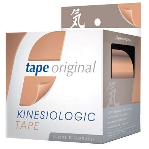 Kinesiologic tape original 5 cmx5 m beige 1 St Verband