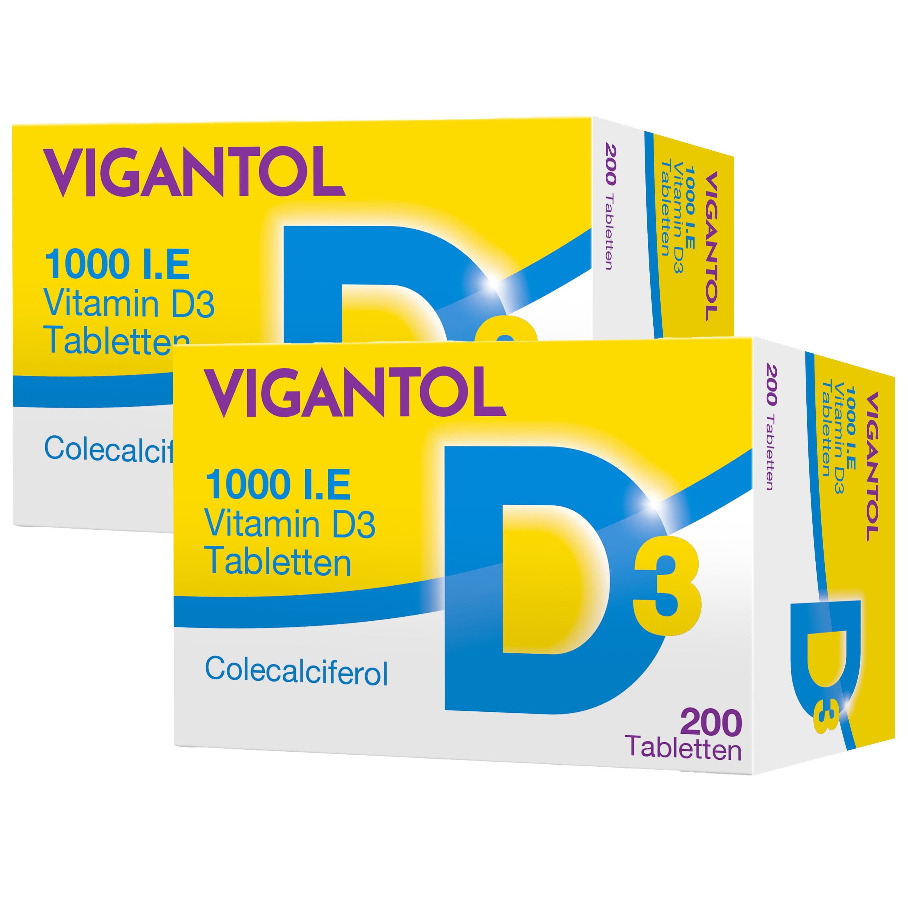Vigantol 1000Ie VIT D3 2x200 St Tabletten