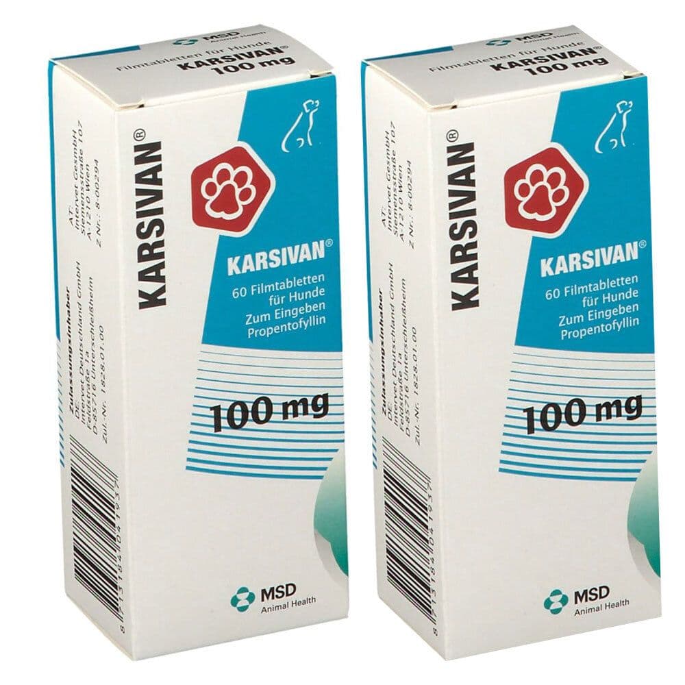 Karsivan® 100 mg Vet 2x60 St Filmtabletten