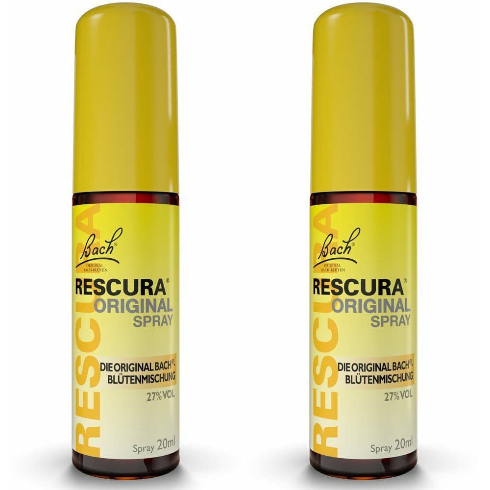 Bachblüten Original Rescura Spray m.Alkohol x2 2x20 ml
