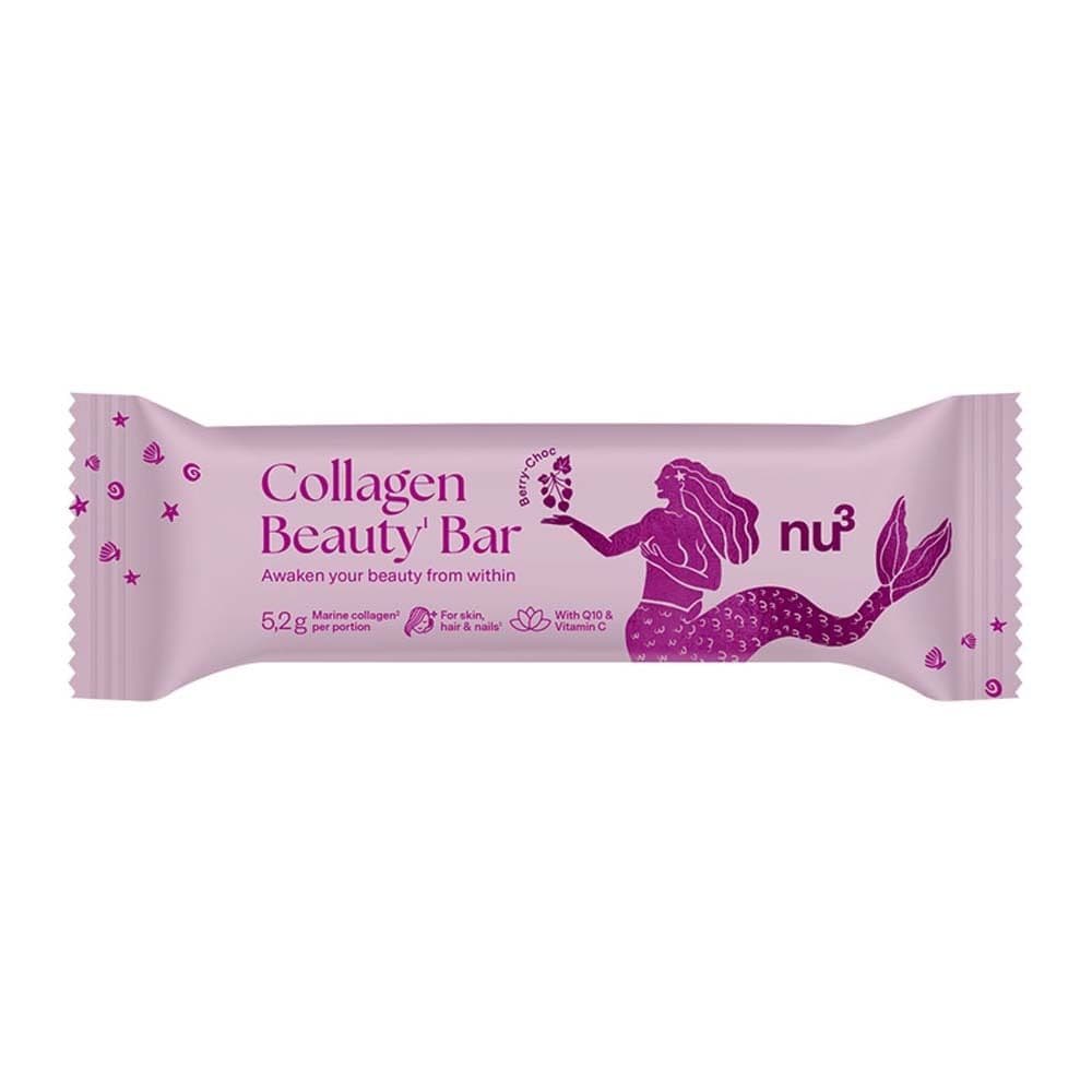 nu3 Collagen Beauty Bar Berry-Choc 40 g Riegel