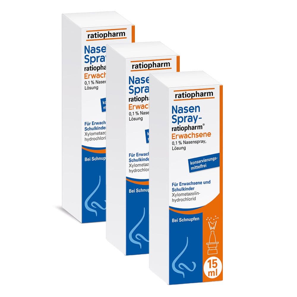 NASENSPRAY-ratiopharm Erwachsene kons.frei x3 3x15 ml Nasenspray
