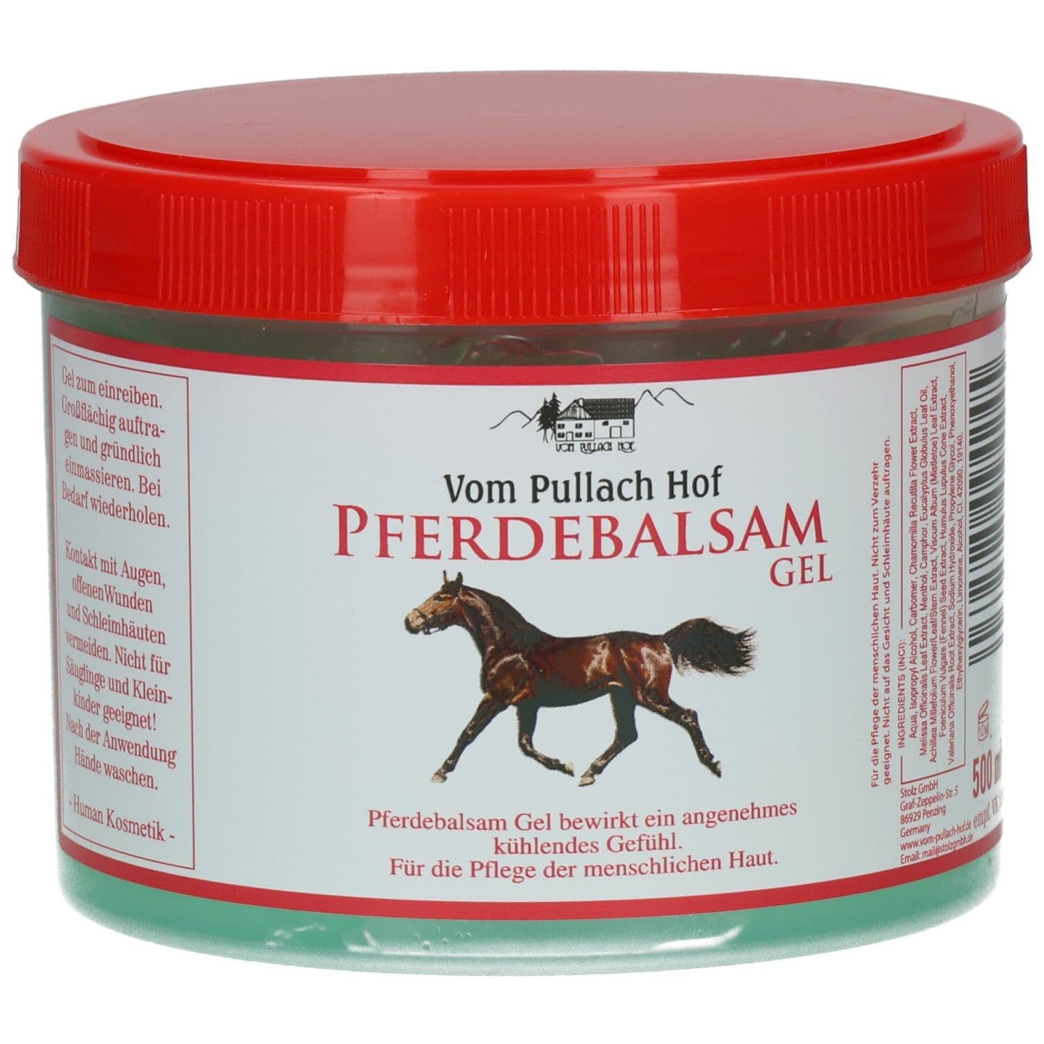 Vom Pullach Hof Pferdebalsam Gel 500 ml