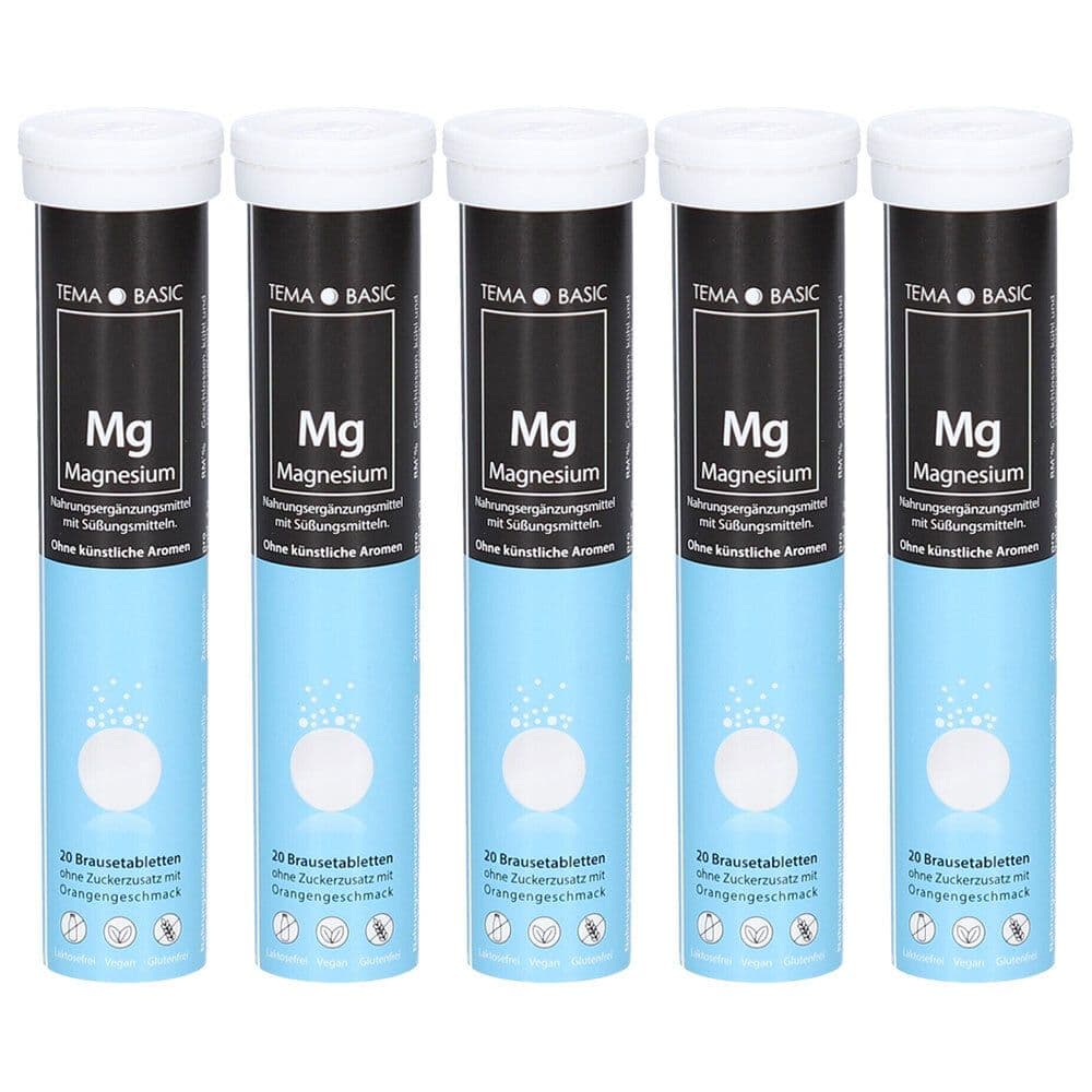 Magnesium Brausetabletten 5x 5x20 St