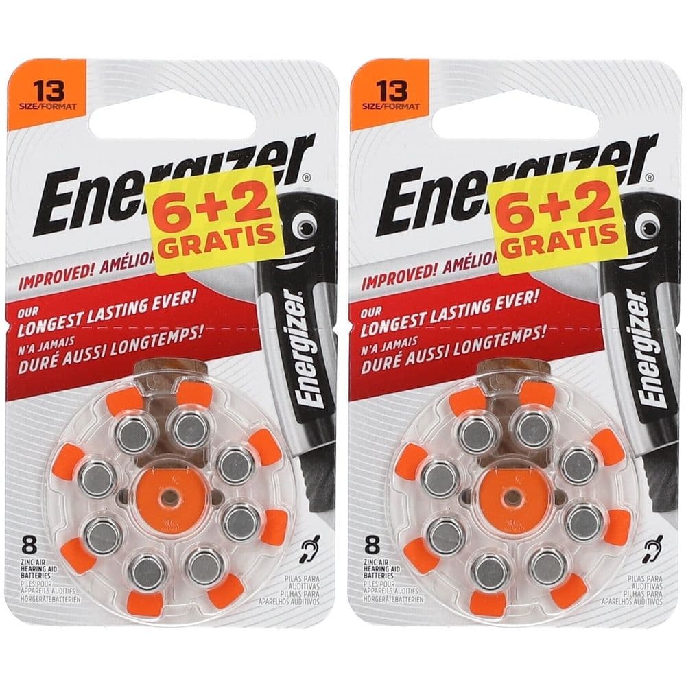 Energizer Hörgerätebatterie 13 2x 2x8 St