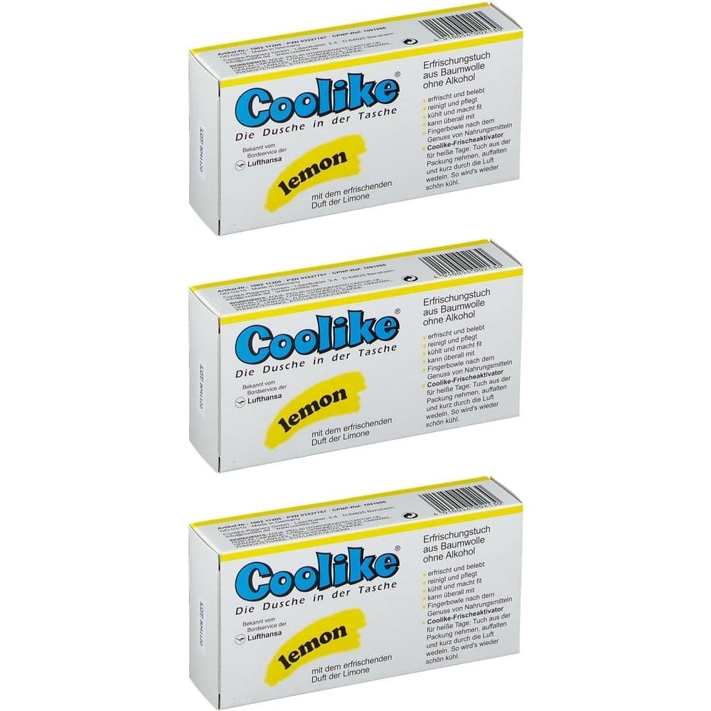 Coolike Lemon x3 3x5 St Tücher