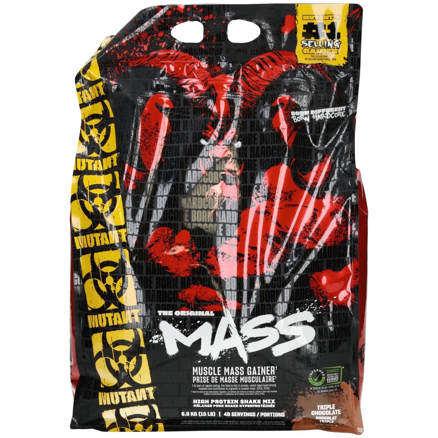 Mutant Mass (6800g) Triple Chocolate 6800 g Pulver