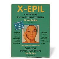 X-Epil Kaltwachsstreifen f.d.Gesicht 12 St Streifen
