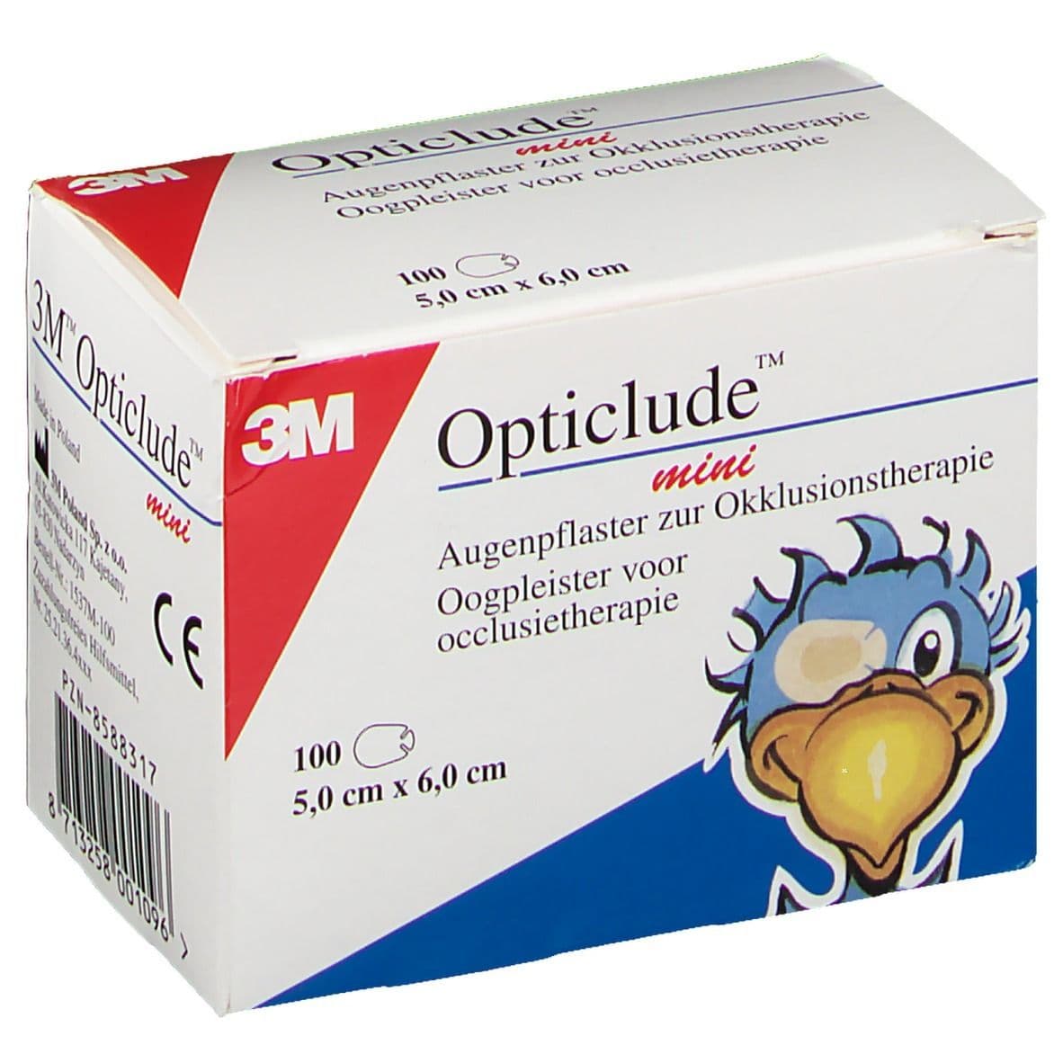 Opticlude mini 5x6 cm 1537/100 100 St Pflaster