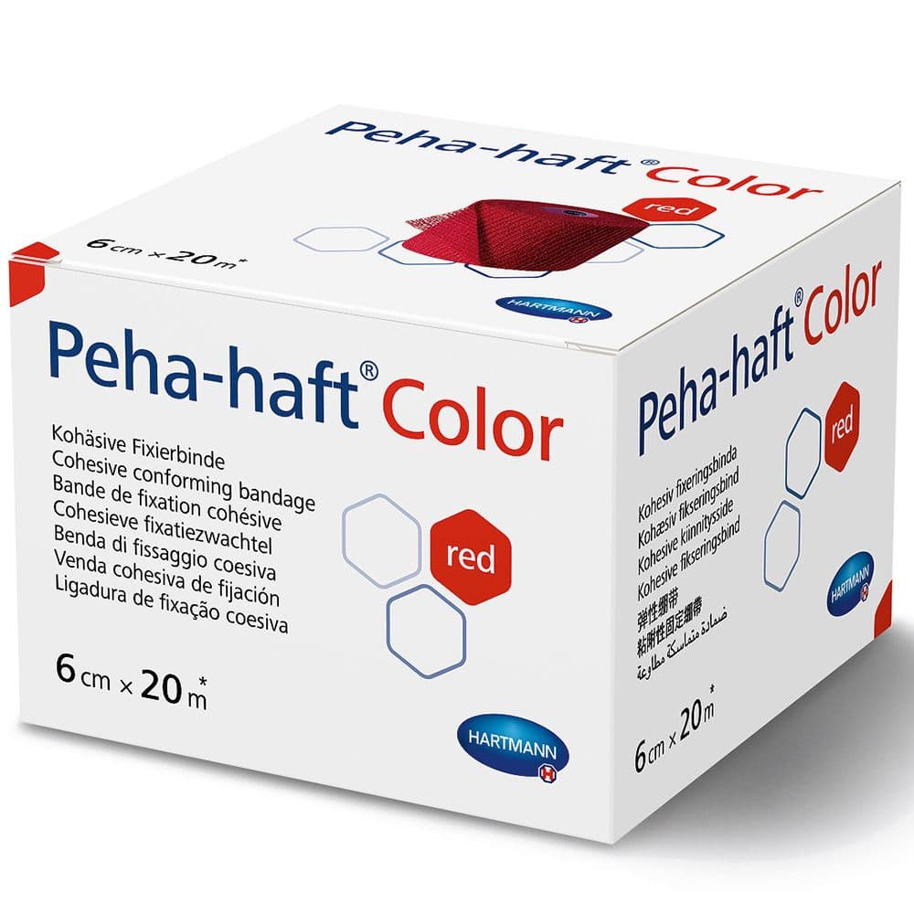 Peha-Haft Color Fixierb.latexfrei 6 cmx20 m rot 1 St Binden