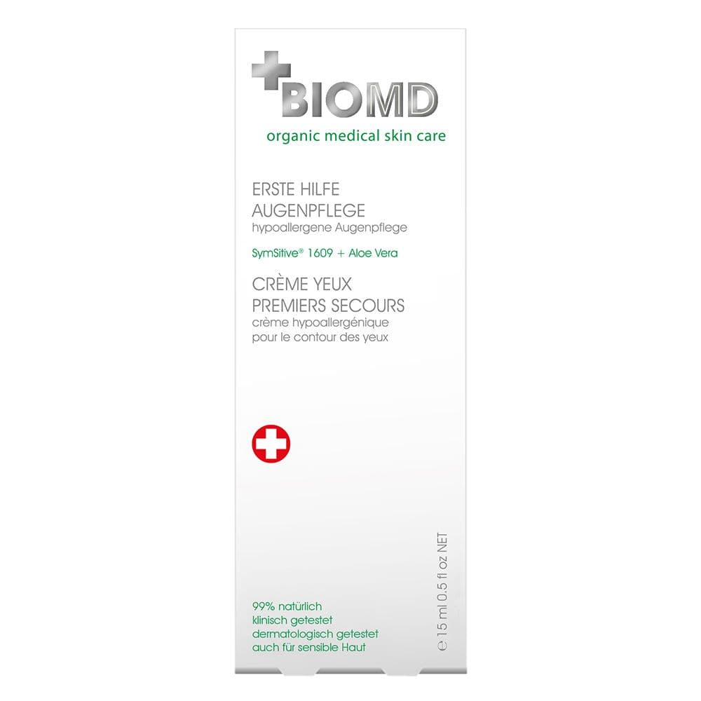 BioMD Erste Hilfe hypoallergene Augenpflege Creme 15 ml