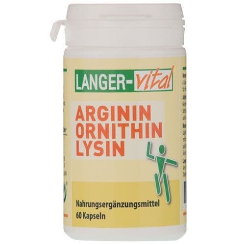 Arginin/Ornithin 1000 mg/TG Kapseln 60 St