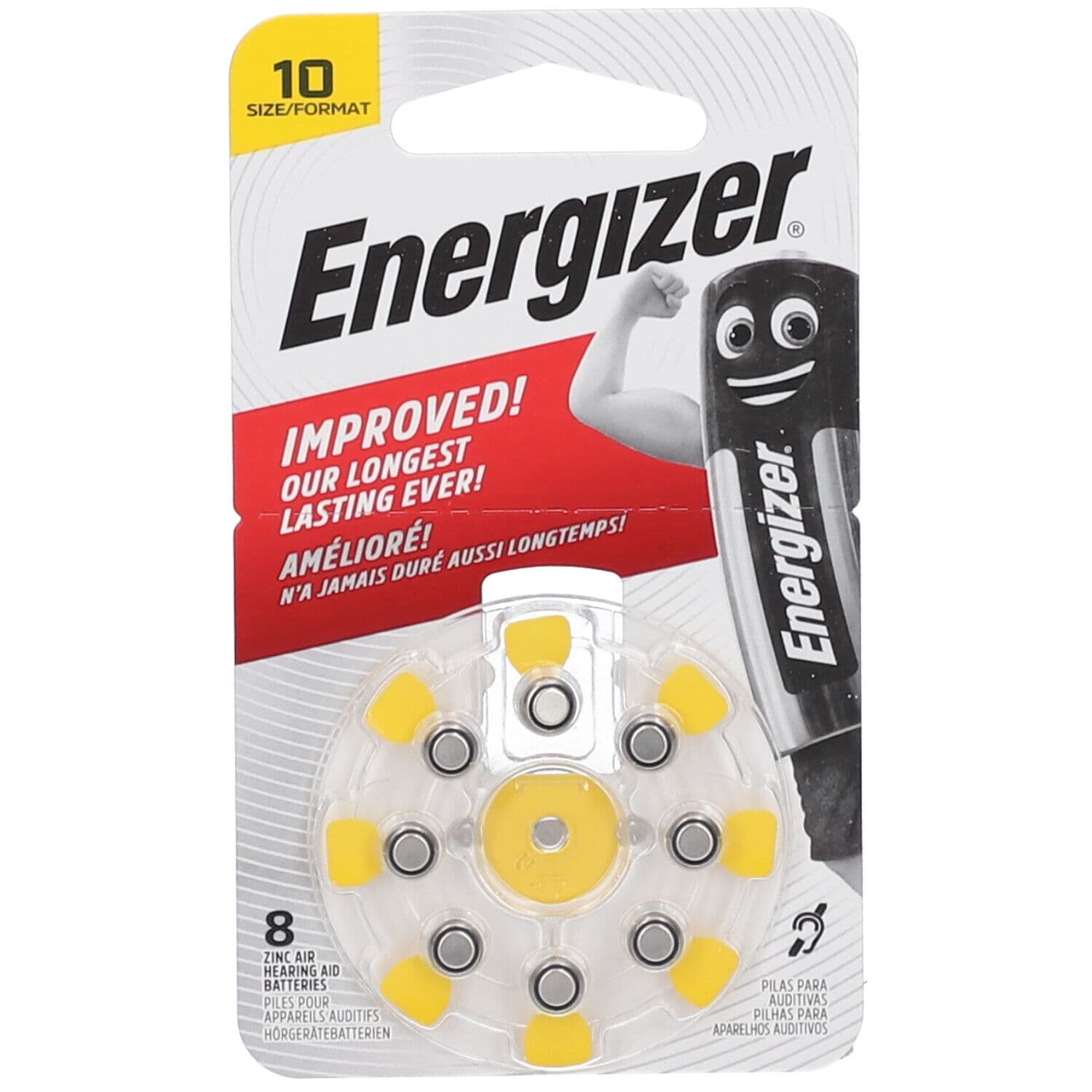 Energizer Hörgerätebatterie 10 8 St Batterien