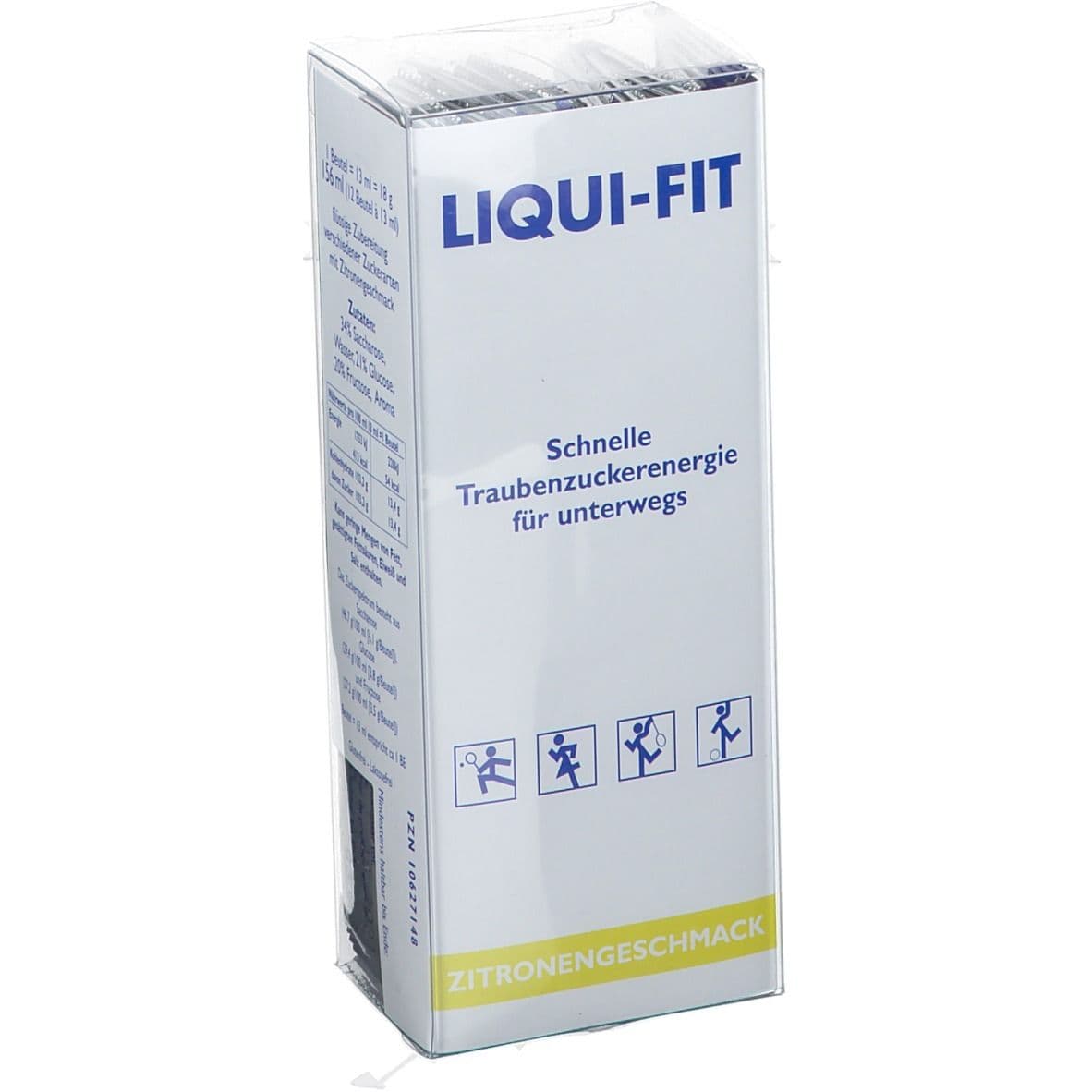 Liqui FIT flüssige Zuckerlösung Lemon Beutel 12 St