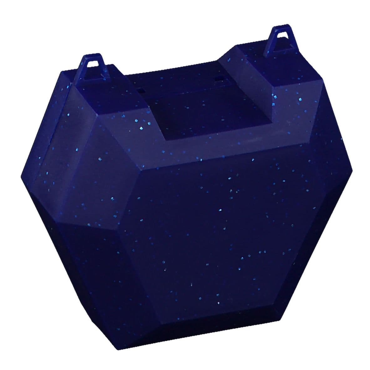Zahnspangenbox mit Kordel blau Glitzer 1 St Box