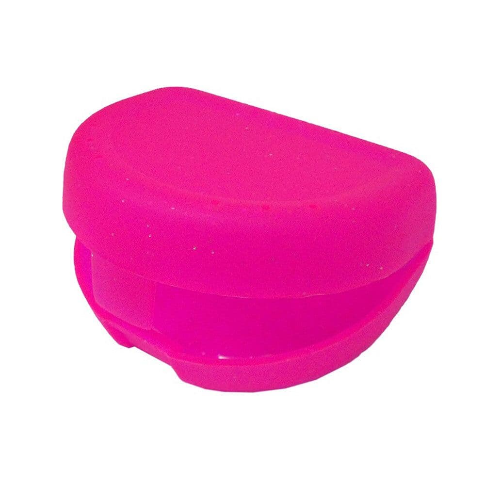 Zahnspangenbox small pink transparent 1 St Box