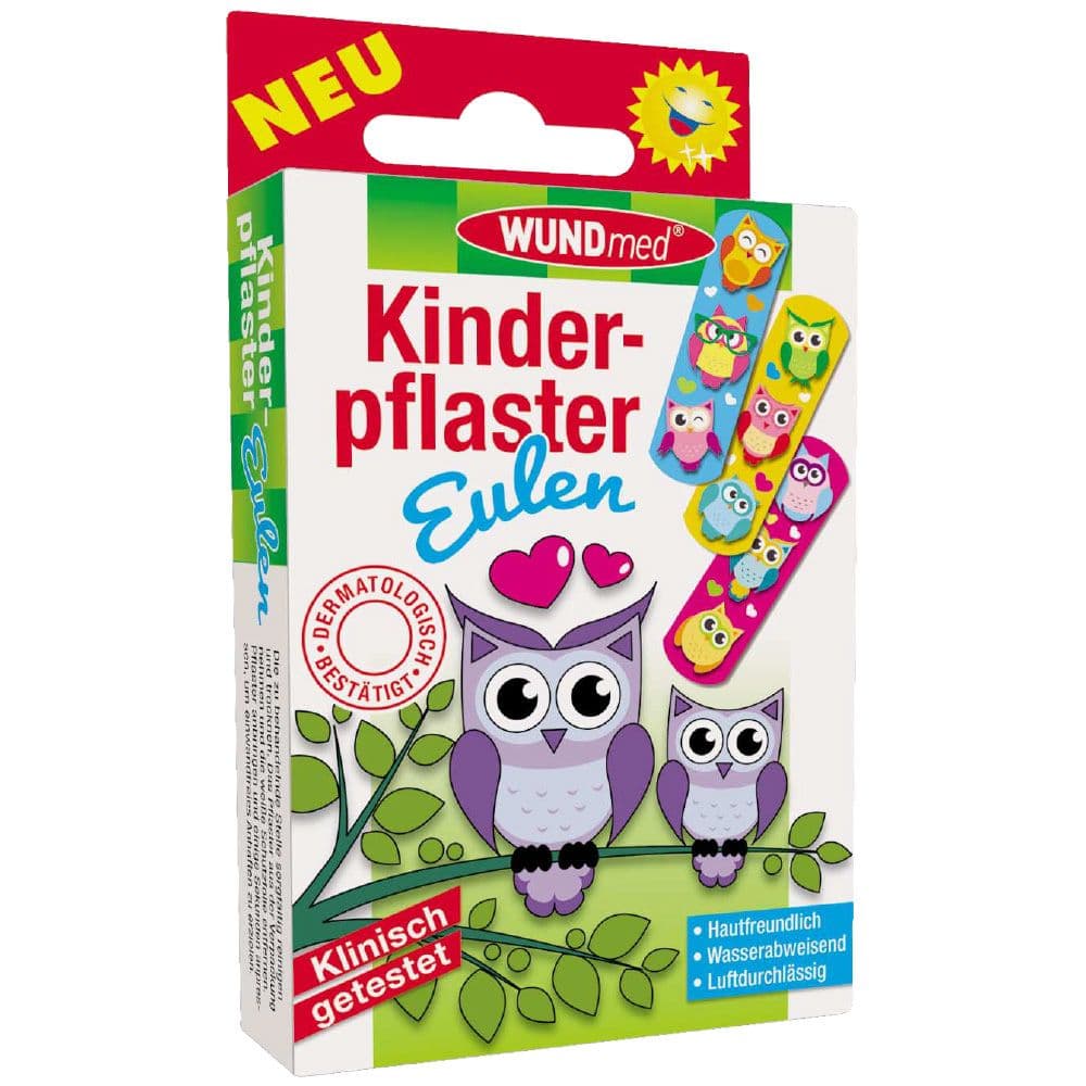 Kinderpflaster Eulen 10 St Pflaster