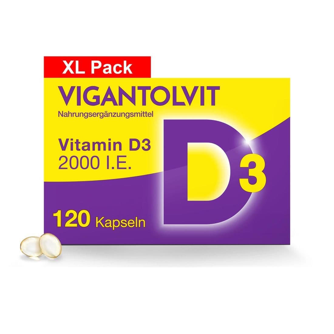 Vigantolvit 2000 I.e. Vitamin D3 Weichkapseln 120 St