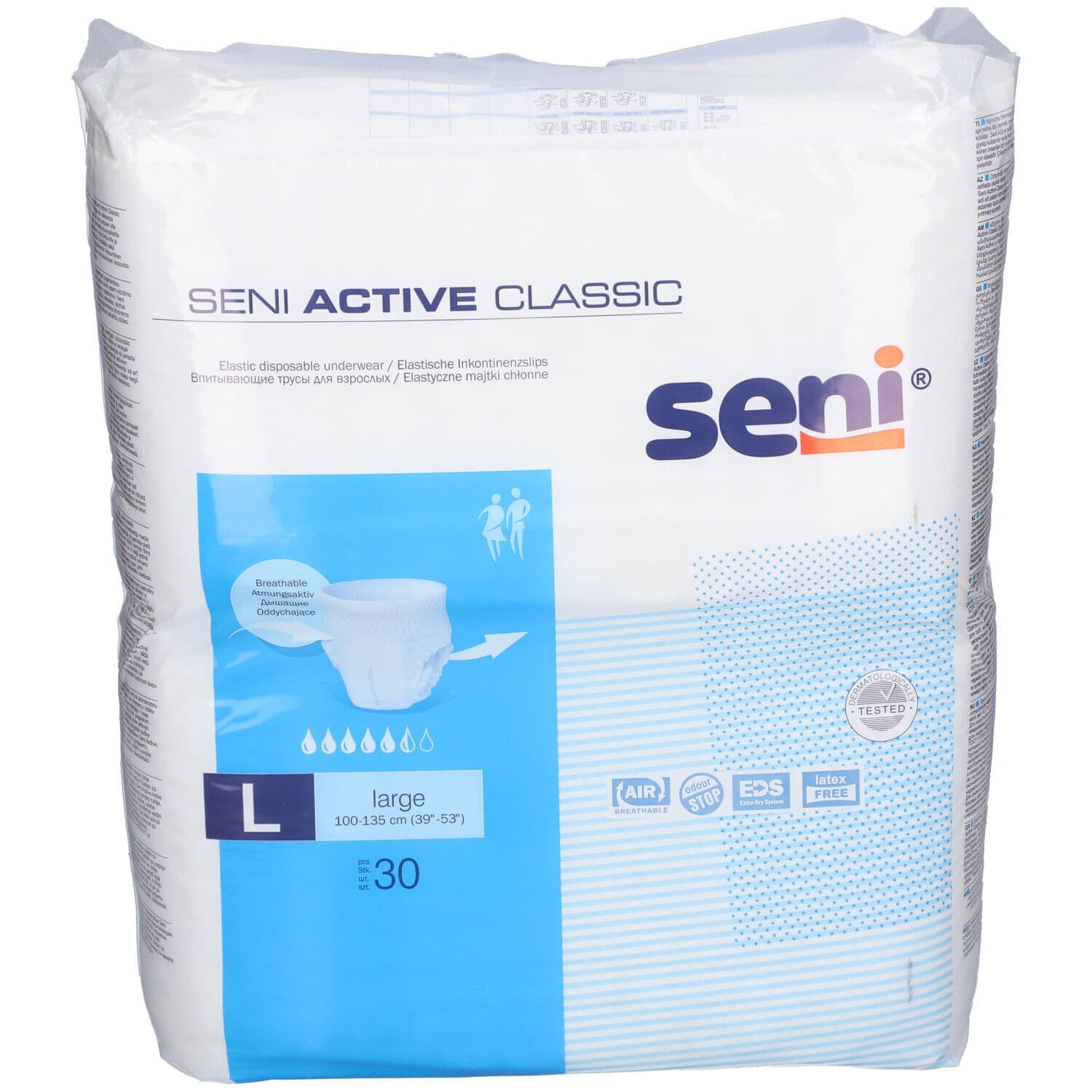 Seni Active Classic Inkontinenzpants L 30 St Windeln