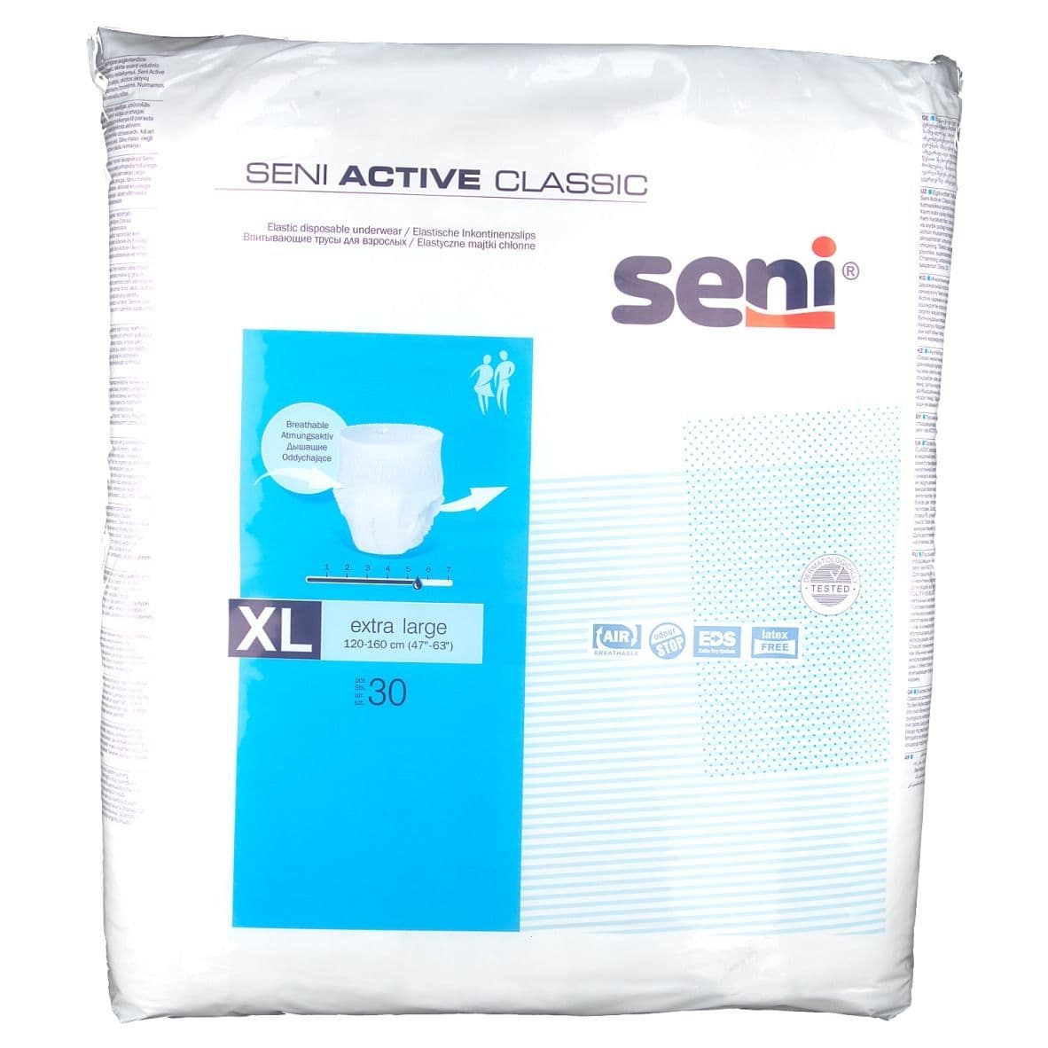 Seni Active Classic Inkontinenzpants XL 30 St Windeln