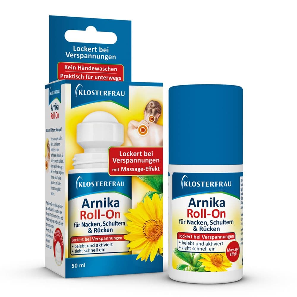 Klosterfrau Arnika Roll-on Rücken Schulter Nacken 50 ml Roller