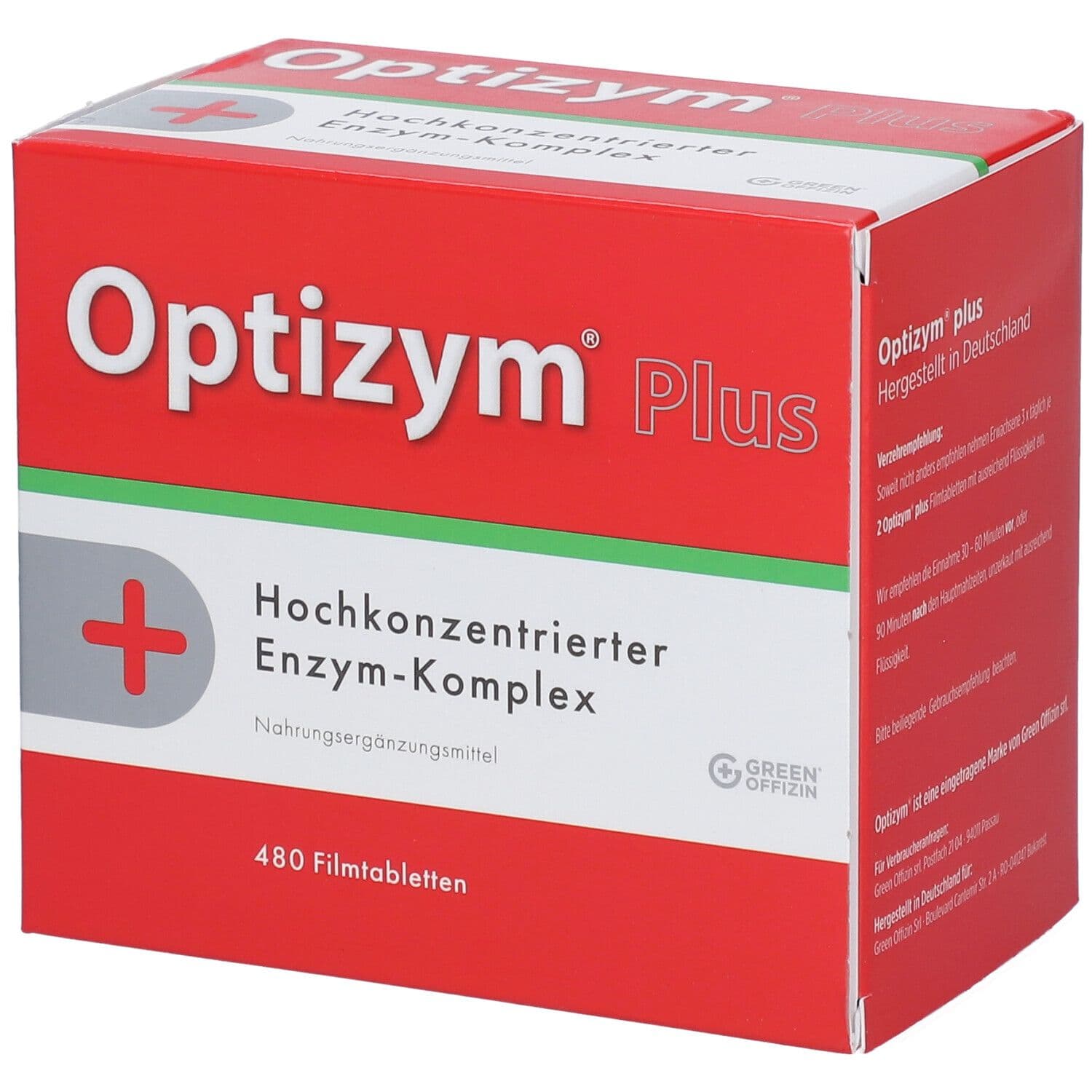 Optizym hochkonzentrierter Enzym-Komplex Filmtabl. 480 St Filmtabletten