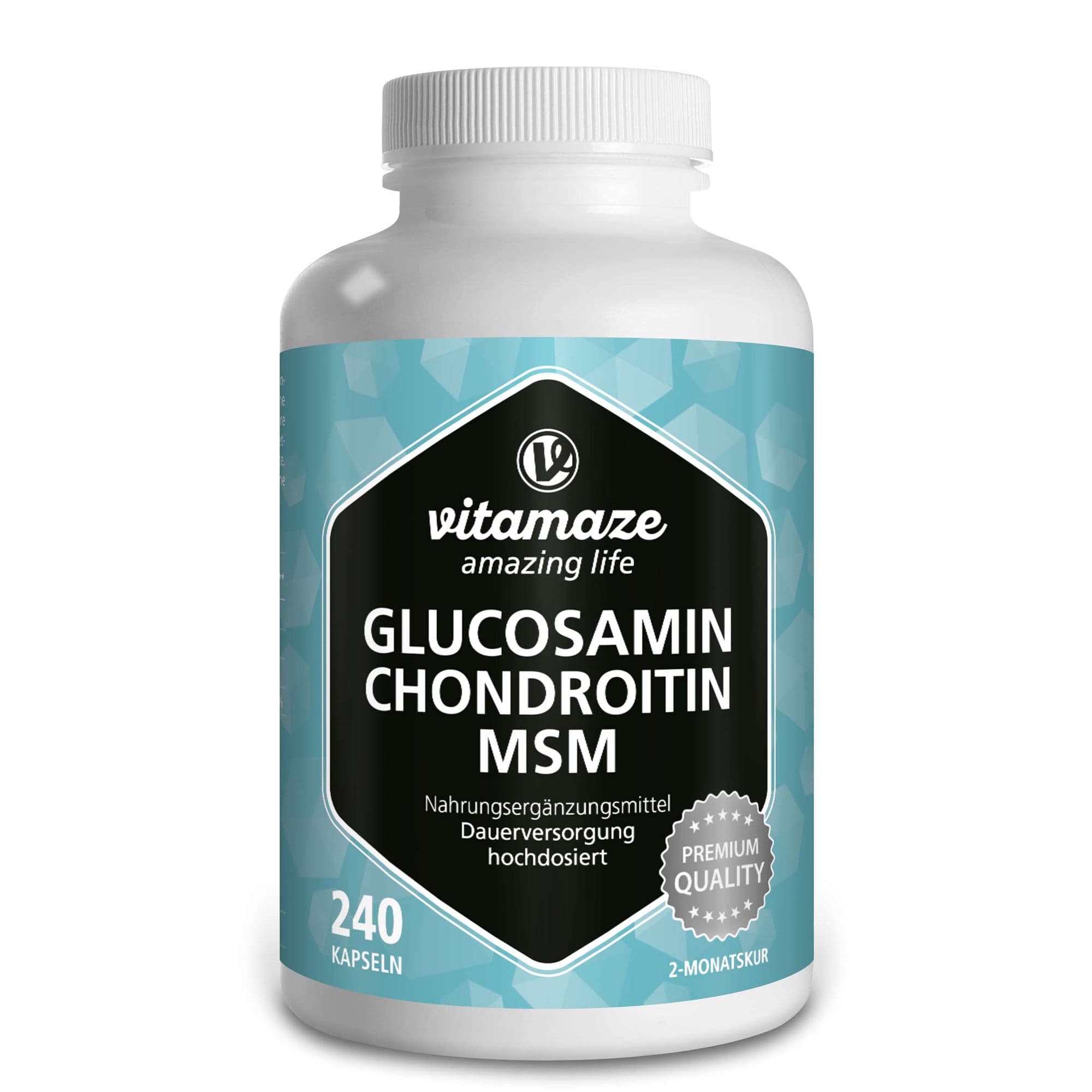 Glucosamin Chondroitin MSM Vitamin C Kapseln 240 St