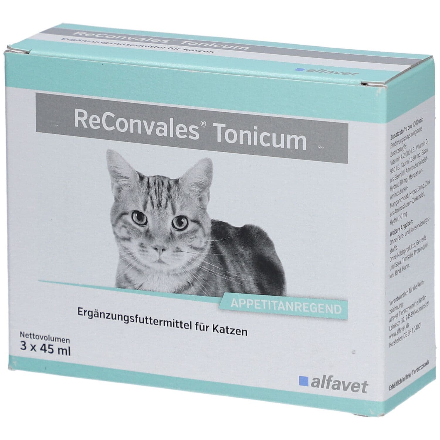 Reconvales Tonicum für Katzen 3x45 ml Tonikum