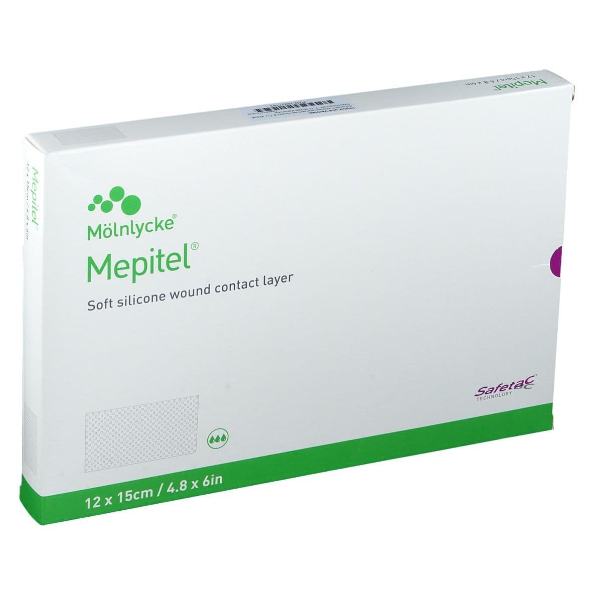 Mepitel Silikon Netzverband 12x15 cm steril 5 St Verband