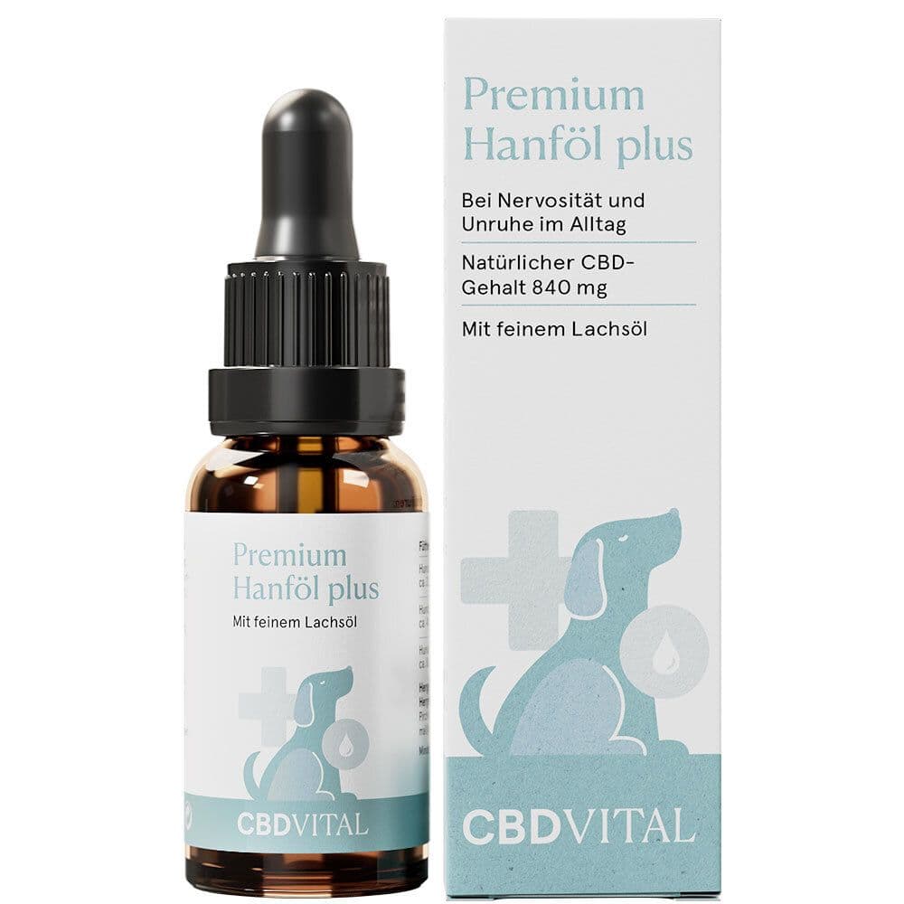 CBD Vital Hanföl Tropfen f.Hunde 20 ml