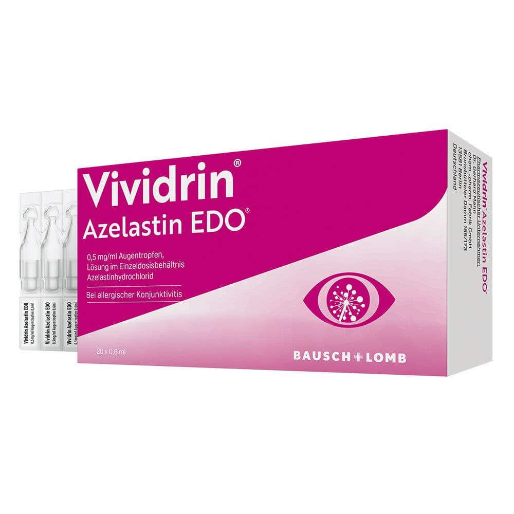 Vividrin Azelastin EDO 0,5 mg/ml Augentr.Lsg.i.EDP 20x0,6 ml Augentropfen