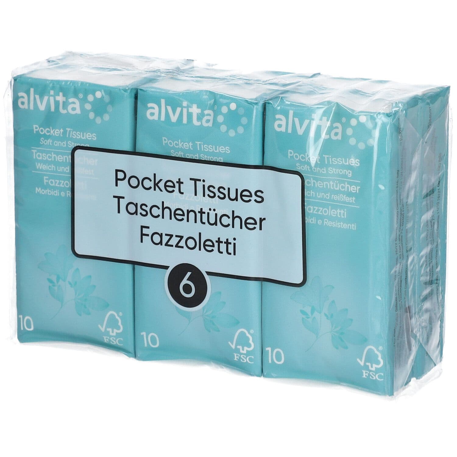 Alvita Taschentücher 6x10 St Tücher