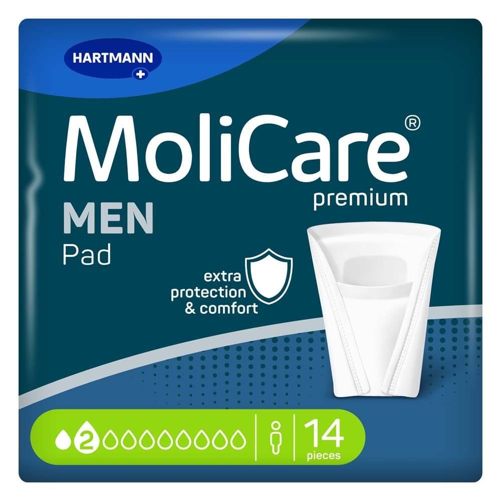 Molicare Premium MEN Pad 2 Tropfen 14 St Einlagen