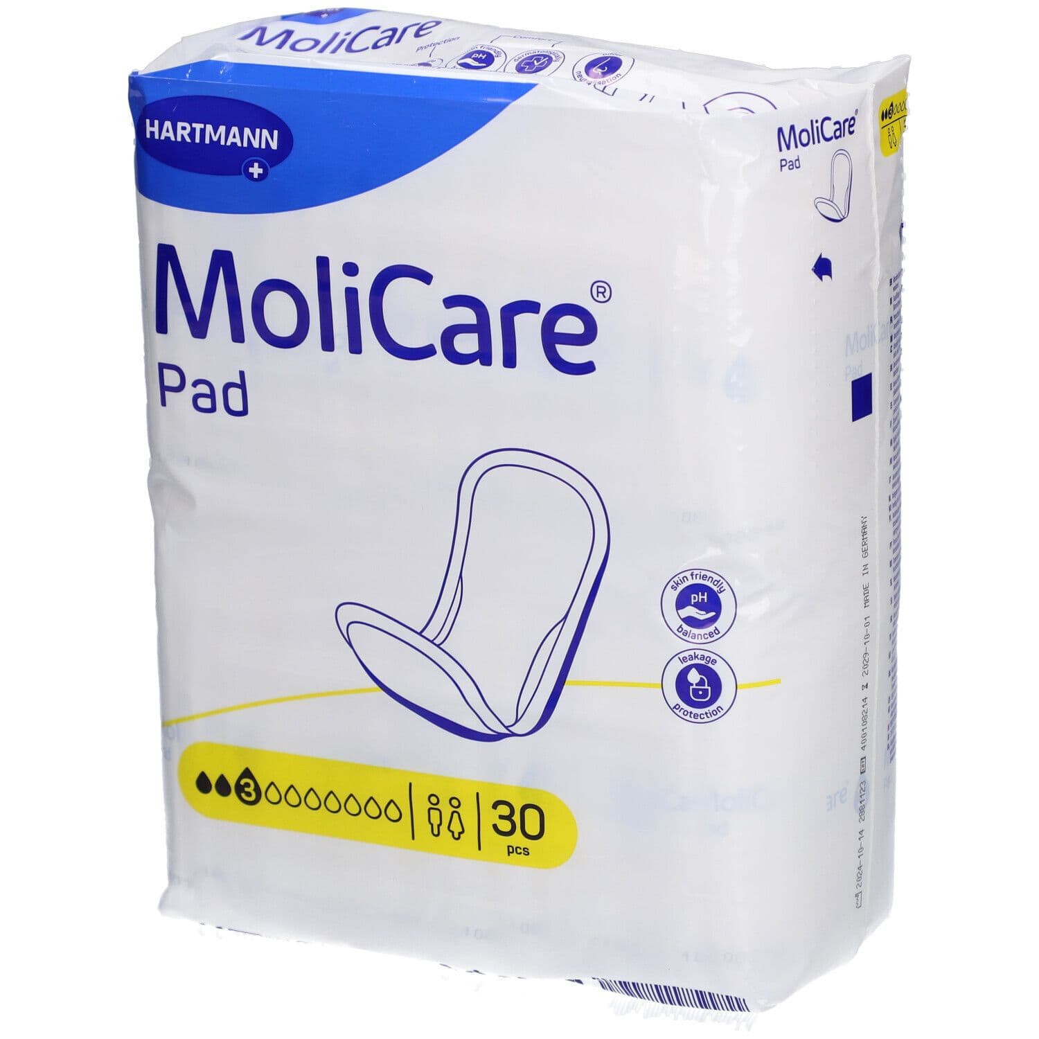Molicare Pad 3 Tropfen 30 St Binden