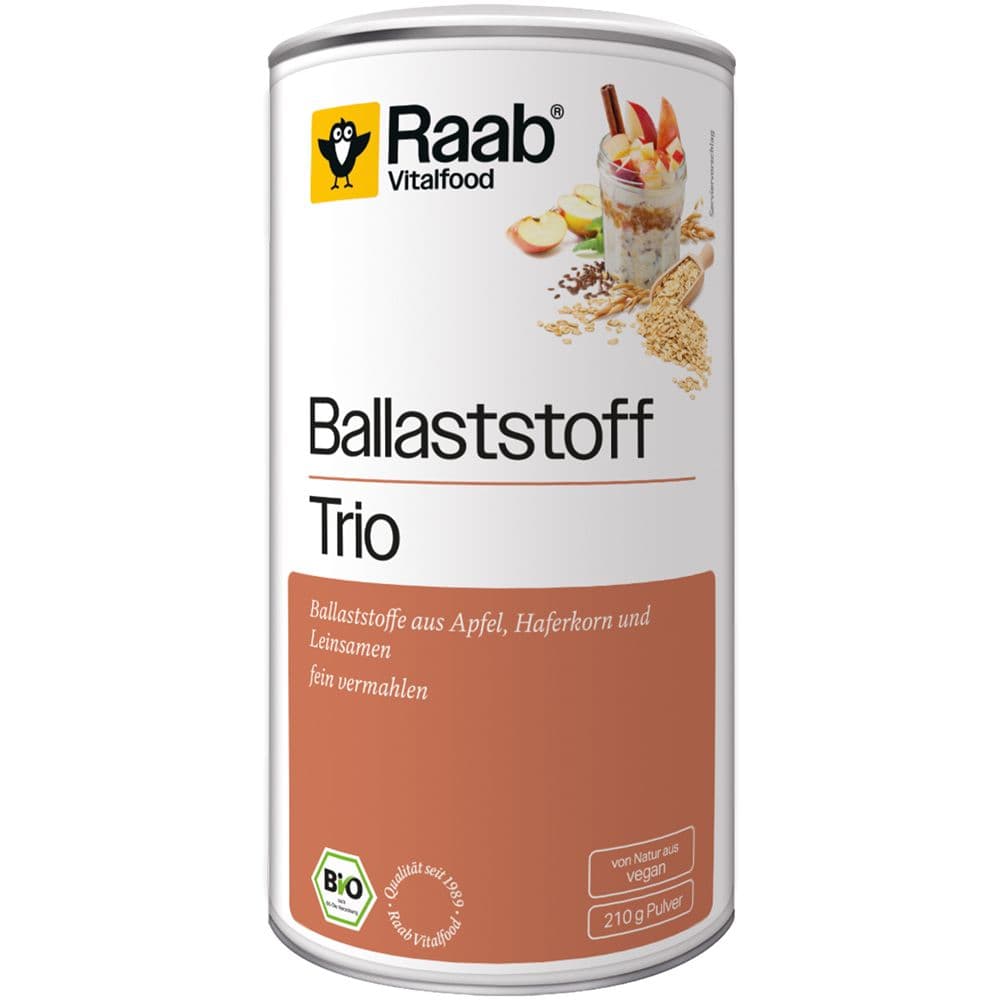 Raab Vitalfood Ballaststoff Trio Pulver Bio 210 g