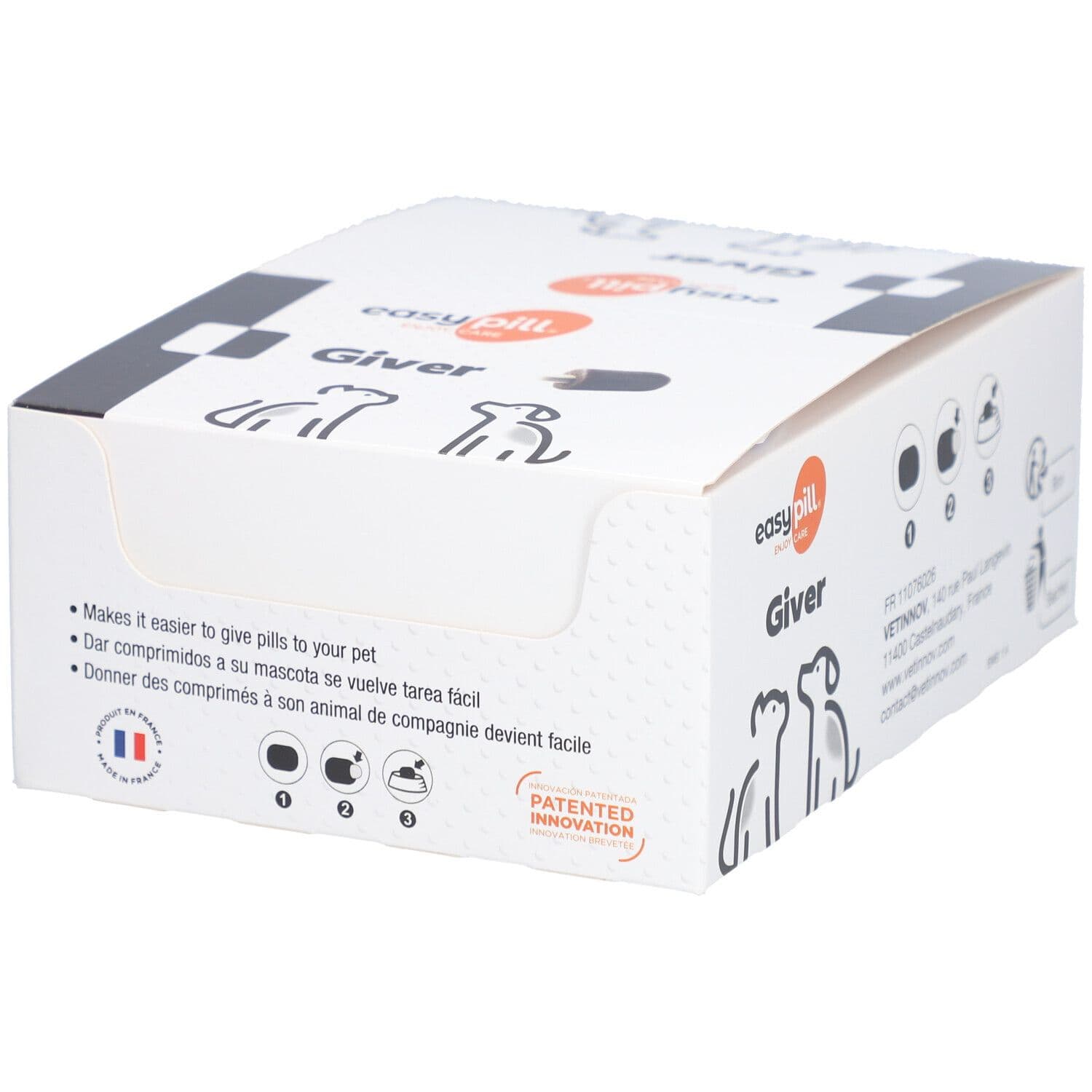 Alvetra EasyPill Giver Cat Erg.Futterm.Sch.f.Katze 30x10 g Presslinge