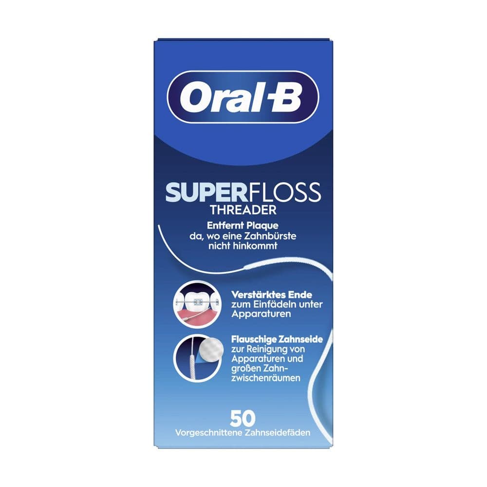 Oral-B Zahnseide SuperFloss Threader 50 St