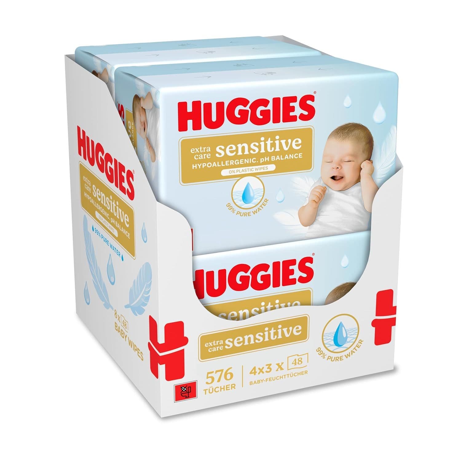 Huggies Feuchttücher Pure Baby Pflegetücher Tücher 672 St