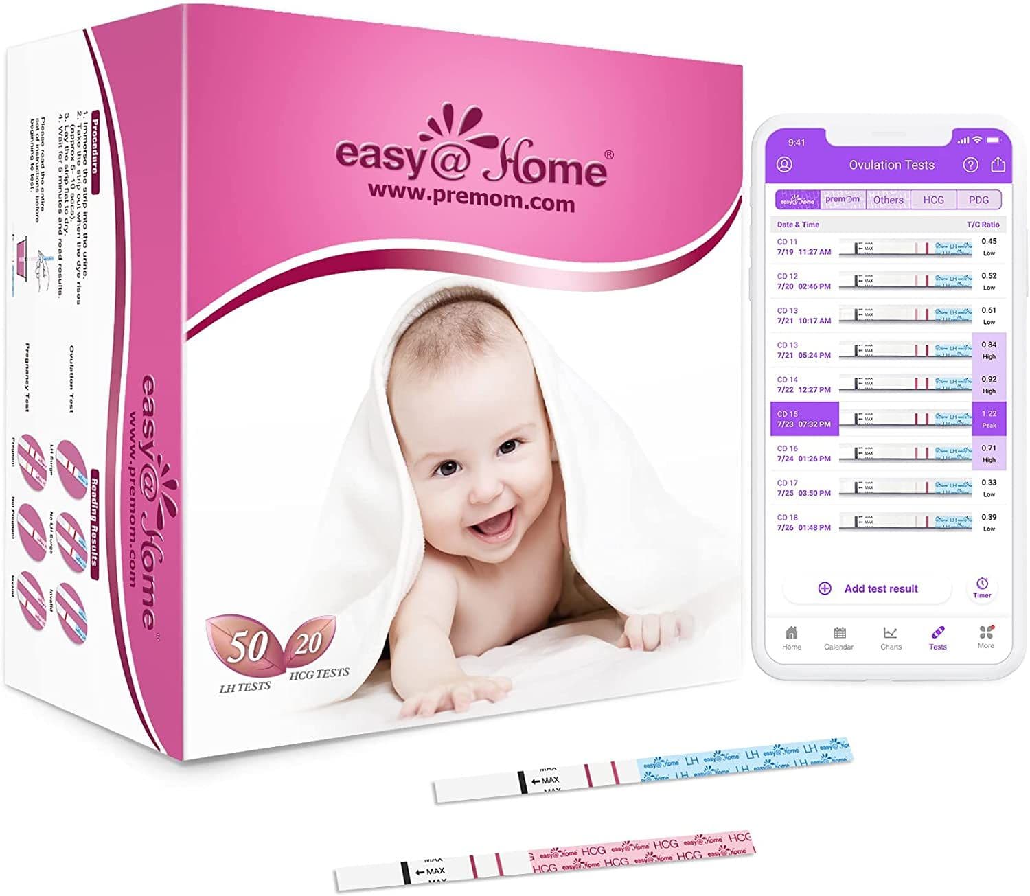 Easy@Home Ovulationstest und Schwangerschaftsfrühtest 1 St